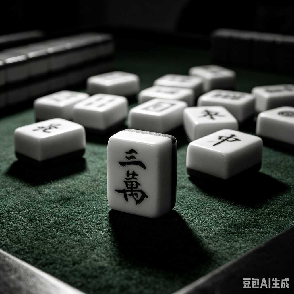 bamboo wood mahjong set