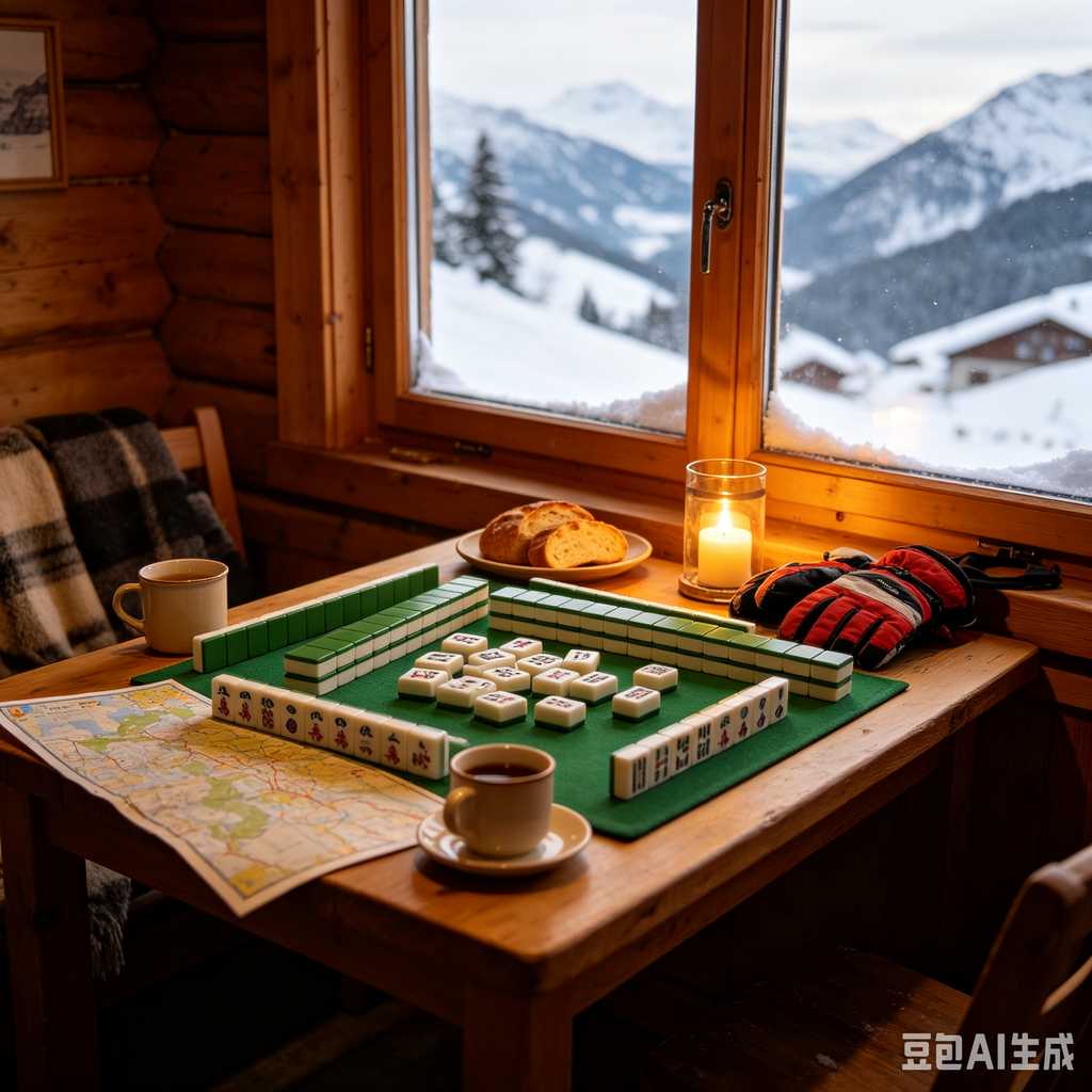 space saving mahjong game set